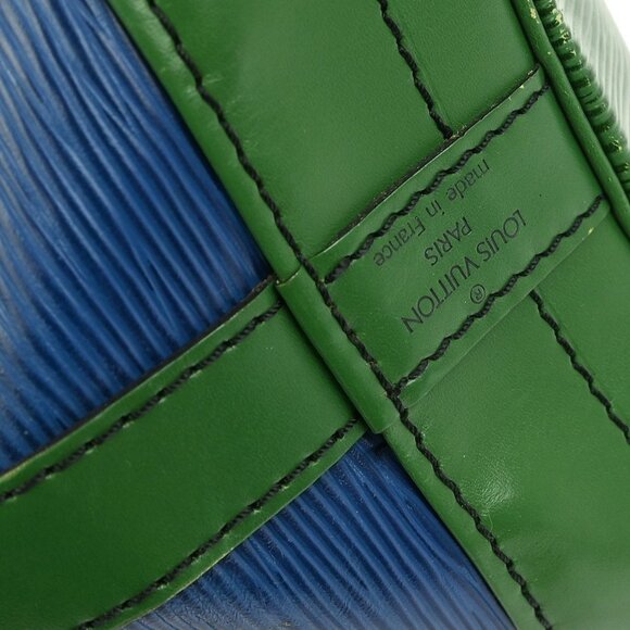 LOUIS VUITTON EPI NOE SHOULDER BAG BICOLOR GREEN BLUE M44044 VI0952 YQ03768 BN02 - Picture 4 of 11
